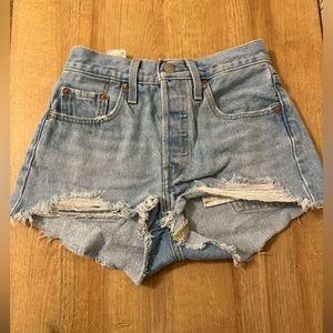 Levi 501 Jean Shorts Size 24